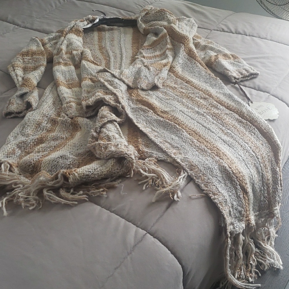 Open Cardigan Sweater